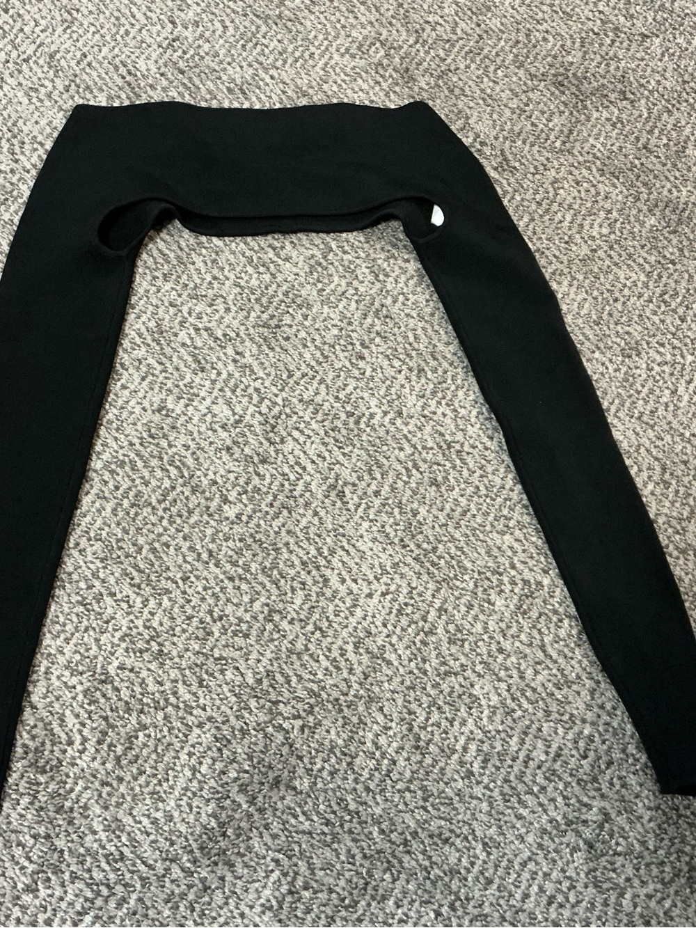 Dion Lee Black Sculpted High-Rise Leggings